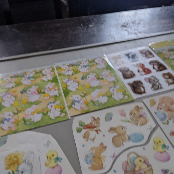 Cute animal Sticker lot 3 sealed packs 15 complete sheets - Picture 7 of 7